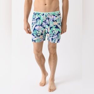 Chubbie’s MEN'S ‘THE NIGHT FAUNAS’ SWIM TRUNK 7" inseam.